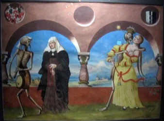 Kopie des Totentanzes vom Dominikanerfriedhof in Bern